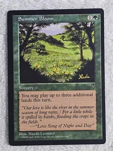 MTG Summer Bloom - Visions (VIS) Magic Gathering Card U Near Mint - Picture 1 of 6