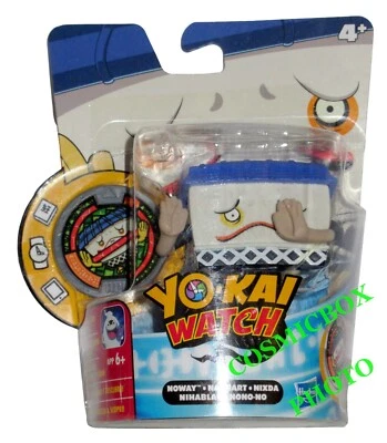 Yo-Kai Watch figurine + médaillon NOWAY NANPART Hasbro medal blister figure NEUF - Photo 1/2