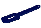 Tupperware Paddle Scraper Spatula Flow-Thru 8.75" Baking Tool Blue NOS ??