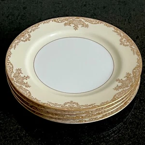 Noritake Grafton Gold Handpainted Salad / Dessert Plate Set of 4 - Picture 1 of 9