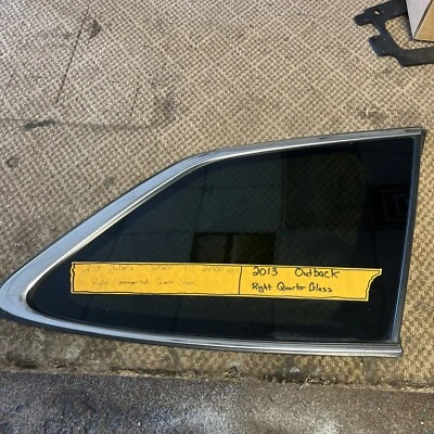 2013 Subaru Outback Passenger Side Quarter Glass - Image 1 of 4