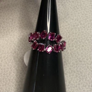 Bomb Party July 2024 Ring Size 6 - The Serenity Ring RBP7737 - Rhodium Plating - Picture 1 of 3