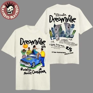 Dreamville 2025 Raleigh North Carolina 5 Year Anniversary Hometown Cream Tee - Picture 1 of 3