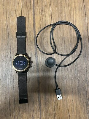 Fossil Julianna HR 5. Generation Damen Smartwatch 44mm Schwarz Edelstahlgehäuse - Bild 1 von 2