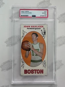1969 Topps Basketball John Havlicek #20 RC HOF PSA 2.5 - Picture 1 of 2