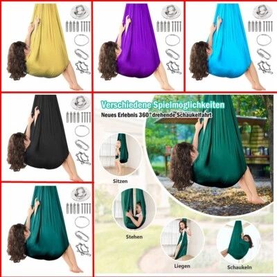 Kids Yoga Hammock Sensory Swing Therapy ADHD Autism Aspergers 360° - Image 1 of 4