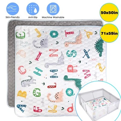 71x59in Baby Floor Mat Baby Crawling Mat Baby Floor Crawling Playpen Mat Safe - Image 1 of 4