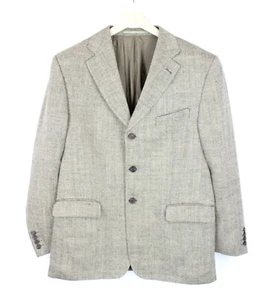 Blazer Bogner Pour Hommes US 42 En Lin Soie À Un Rang De Motif En Chevron - Bild 1 von 10