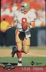 Steve Young #20 49ers 1996 Classic Assets $5.00 Sprint Phone Card - Picture 1 of 1