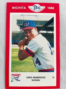 1988 Wichita Pilots Minor League Baseball Card#14-Chris Knabenshue