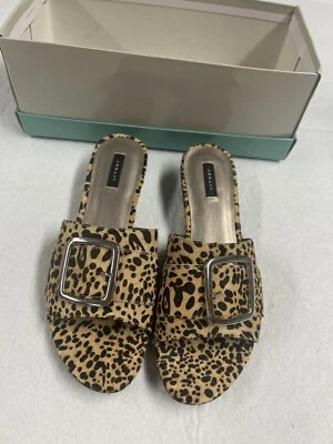 Sandalias Array Milan Multi Cuero Deslizables Zapatos 8W para Mujer Foto 1 de 4