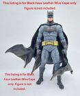 McFarlane Toy Batman VS Superman Dedicated Black Faux Leather Wire Cape
