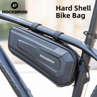 ROCKBROS Bicycle Triangle Bag Cycling Frame Bag Water Resistant Hard Shell Bag - Image 1 of 4