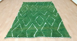 Marokkanischer Handarbeit Teppich Beni Ourain Rug Berber Wollteppich Marokkanisch Dekor R - Bild 1 von 8