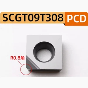 4pcs SCGT09T308 PCD polycrystalline diamond PCD SCGW09T308 PCD SCGT32.52 - Picture 1 of 1