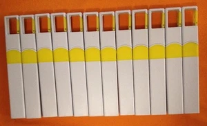 CARABINER HIGHLIGHTERS Yellow Chisel Head 12 Pack Dozen No Print attachment  - Picture 1 of 3