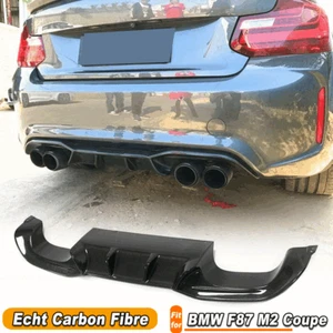 Passt für BMW F87 M2 Coupe 2016-20 Carbon Heckdiffusor Diffusor Heckansatz Lippe - Imagen 1 de 10