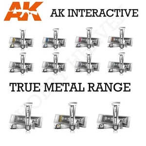 Ak interactive True Metal Paints Full Range 1ST Class Shipping - Picture 1 of 18