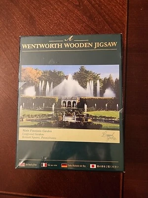 Rompecabezas de madera Wentworth, 250 piezas, Longwood Gardens, fuente principal, PA Foto 1 de 4