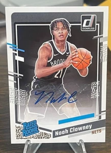 Baloncesto Panini Donruss 2023-24 clasificación novato automático Noah Clowney #296 - Imagen 1 de 2