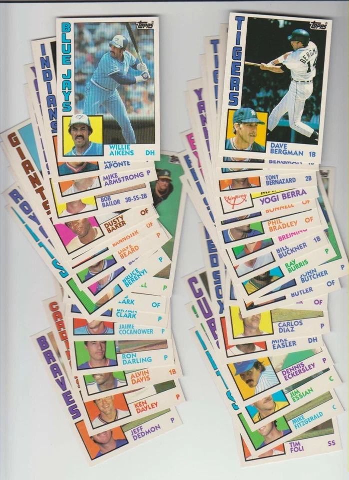 1984 Topps Traded set break singles - Gooden, Rose, Saberhagen, 1984 Tigers - Image 1 of 1