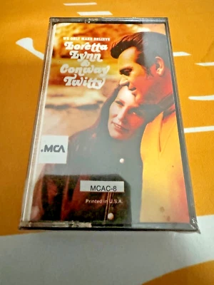 CONWAY TWITTY & LORETTA LYNN CASSETTE TAPE *NEW SEALED* WE ONLY MAKE BELIEVE - Image 1 of 4