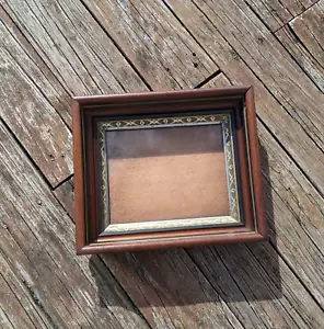 Vintage Antique Wooden Gesso Gilt Picture Frame 14" x 12" Art Decor Prop - Picture 1 of 17