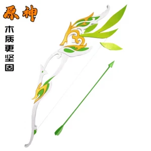 Genshin Impact Tighnari Hunter’s Path Cosplay Weapon wooden Prop Bow And Arrow - Picture 1 of 9