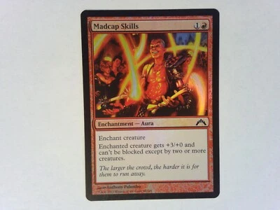 Foil Madcap Skills	 Gatecrash - Magic the Gathering Mtg Red - Image 1 of 2