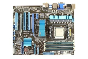 Motherboard Asus M4A88T-V EVO + AMD Phenom II X4 965 AM3 + 16Gb RAM + 2X Cooler - Photo 1/8