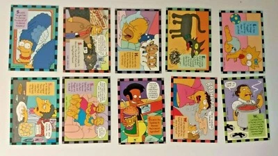 Los Simpson Serie 2 Skybox Smell-O-Rama Juego de 10 cartas de persecución B48 Foto 1 de 2
