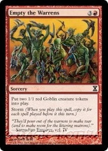 MTG - EMPTY THE WARRENS - Time Spiral (C) - Picture 1 of 1