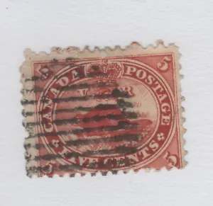 CANADA #15ciii Brick Red Thick Paper Fine used - Picture 1 of 2