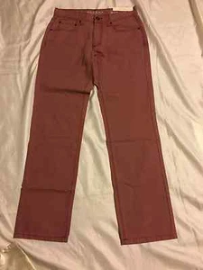Sonoma: Pantalones clásicos para hombre de 5 bolsillos, calce recto no Demin: "Roan Rouge" 30W 38W - Imagen 1 de 5