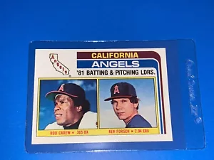 1982 Topps California Angels Team Leaders Rod Carew #276 Set Break NM-MINT - Picture 1 of 1