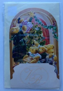 RARE VanderBears Christmas Card (or Postcard [I can't tell]) Sealed/Never Opened - Picture 1 of 3