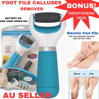 Foot File Electric Callus Remover Grinder Remove Hard Dry Skin Foot Exfoliator - Image 1 of 4