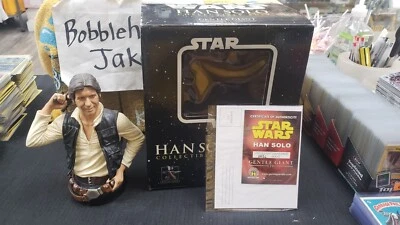 Nuevo en caja 2005 Han Solo Bust Star Wars Gentle Giant Ltd película de Lucas #ed/8000 Foto 1 de 4