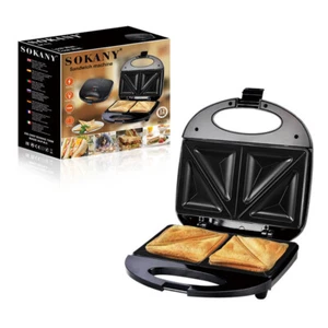 Electric Sandwich Maker w/Removable Non-Stick Plates750W Breakfast Maker - Picture 1 of 8