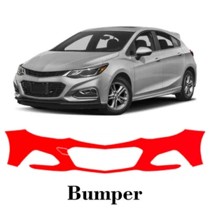 bumper PreCut PPF Paint Protection Film For Chevrolet Cruze RS package 2017-2018 - Picture 1 of 7