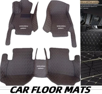 For Aston Martin Car Floor Mats PU Leather Auto Rug 3D Liners All Weather Luxury Foto 1 de 4