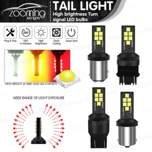 2 piezas bombilla LED de freno luz trasera de niebla inversa 1156 1157 T20 T25 coche - Imagen 1 de 25