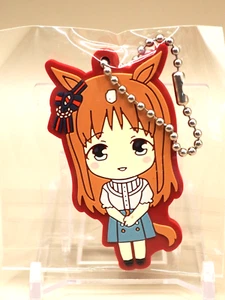 Grass Wonder Uma Musume Pretty Derby Rubber Key Chain Strap From Japan H703 - Picture 1 of 3