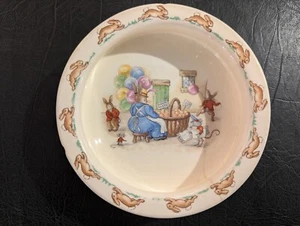 Royal Doulton Bunnykins Breakfast Bowl - Super Taste - Picture 1 of 5