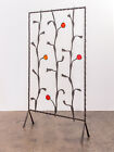 Decorative Mid-Century Modern Artisan Iron Screen Wall Divider