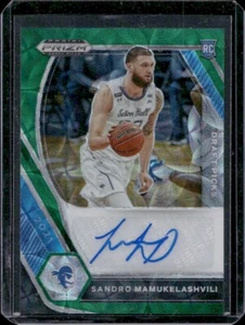 Sandro Mamukelashvili 2021-22 Panini Prizm Draft Picks Scelta Verde Auto /8 Rc - Foto 1 di 3