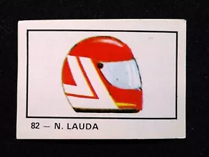 NIKI LAUDA HELM ✱ SELTENER Aufkleber Portugiesische Formel 1 ~ 1984 - Bild 1 von 3