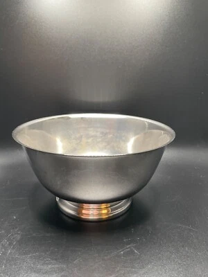 Vintage Paul Revere Reproduction Bowl 6" Diameter Footed Bowl Oneida - Image 1 of 4