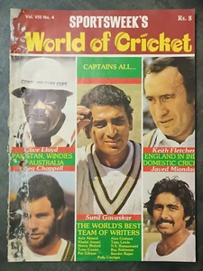 INDIEN CRICKET MAGAZIN SPORTSWEEK'S: WORLD OF CRICKET VOL VIII NR. 3 & 4SET 2 - Bild 1 von 12