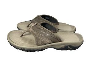 Teva Herren Pajaro Flip Flop Sandalen Türkisch Kaffee Hellbraun Braun Wildleder/Netz Gr. 11 M - Bild 1 von 5